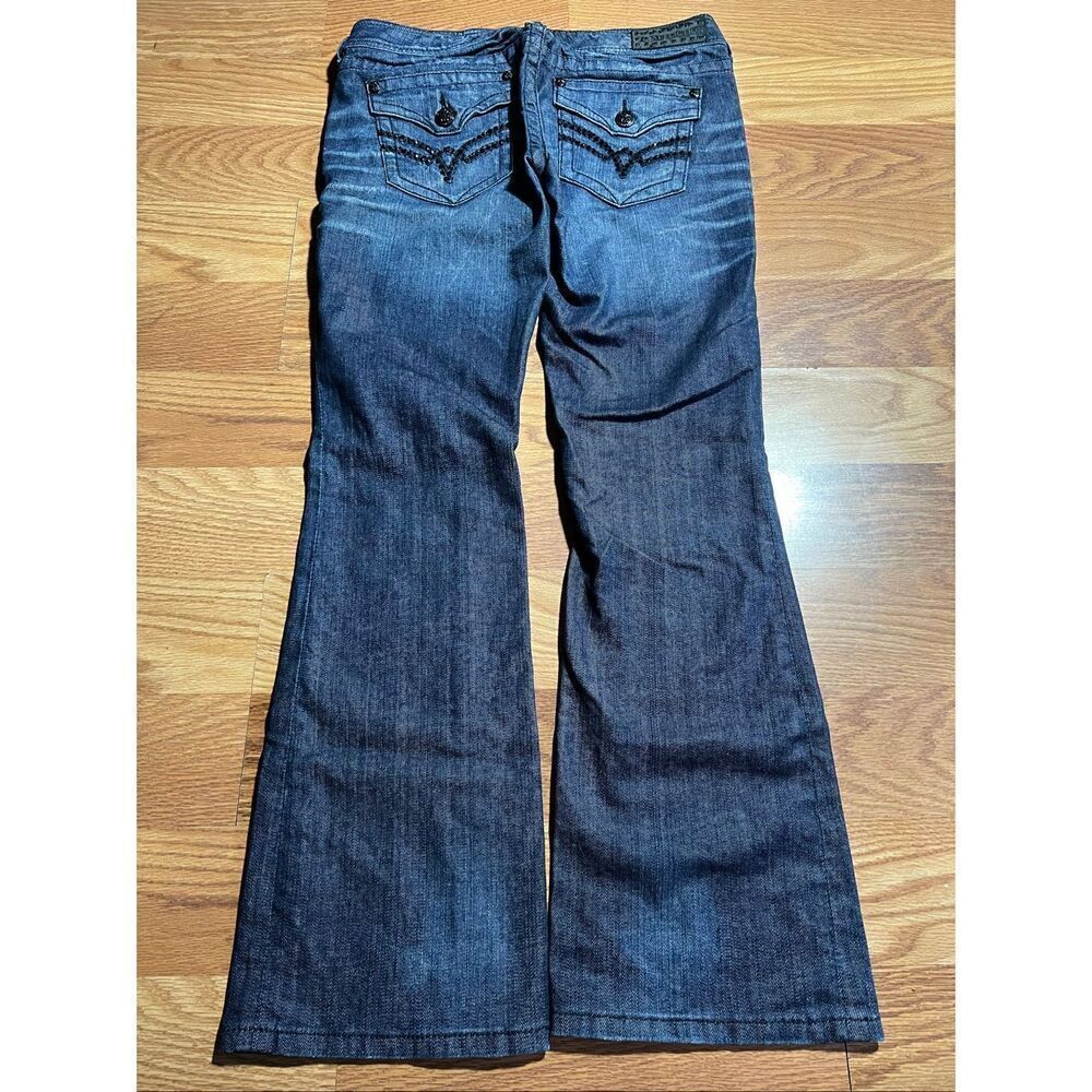 SOLD Vintage Y2K Affliction Sin City Jade Bootcut Jeans